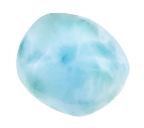 Polished Larimar Gem Blue Pectolite Stock Photo By ©vvoennyy 162275912