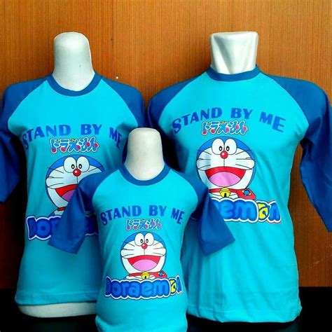 Kaos Couple Keluarga Doraemon Shopee Indonesia