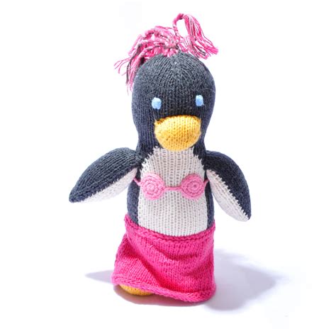 Chunkichilli Organic Cotton Penguin Puppet Toy Toys And Games Puppets