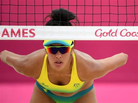 During national reconciliation week 2021 we're shining a spotlight on . Goldy on show in beach volleyball debut | The Border Mail