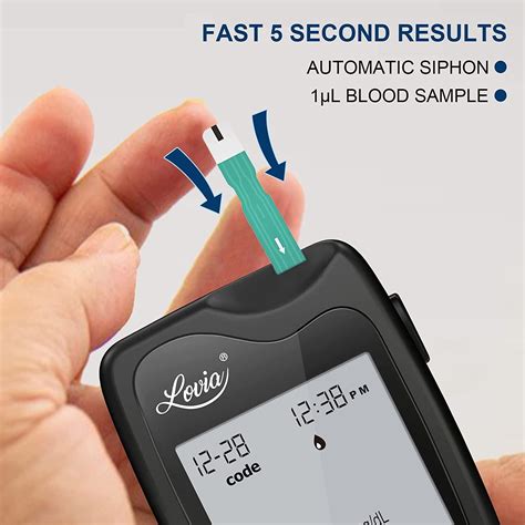 Diabetes Testing Kit Lovia Care Blood Glucose Monitor Kit With