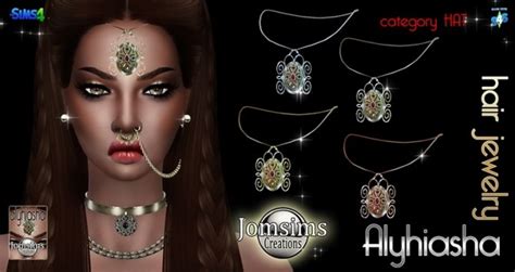 Alyhiasha Hair Jewelry At Jomsims Creations Sims 4 Updates