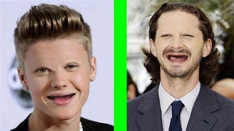 Celebrities Without Teeth And Eyebrows Youtube
