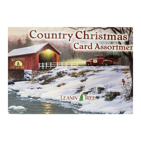 Leanin Tree Country Christmas Card Assortment 20 Cards And 22 Envelopes