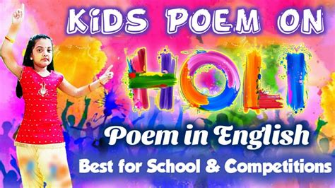 Holi Poem Holi Poem In English Holi Poem For Kids Poem For Kids