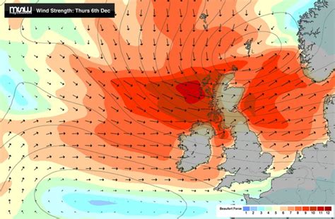 Charts Show Gales And Sea Swells Hitting Uk Bbc News