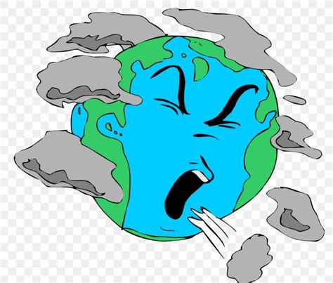 Air Pollution Earth Cartoon