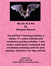 My Life As A Bat from HMH 10th Grade Textbook Collection 2 ...