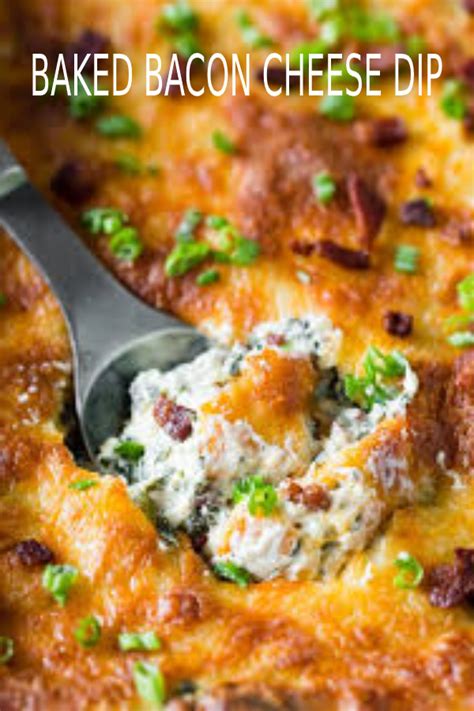 Baked Bacon Cheese Dip Happy Cook