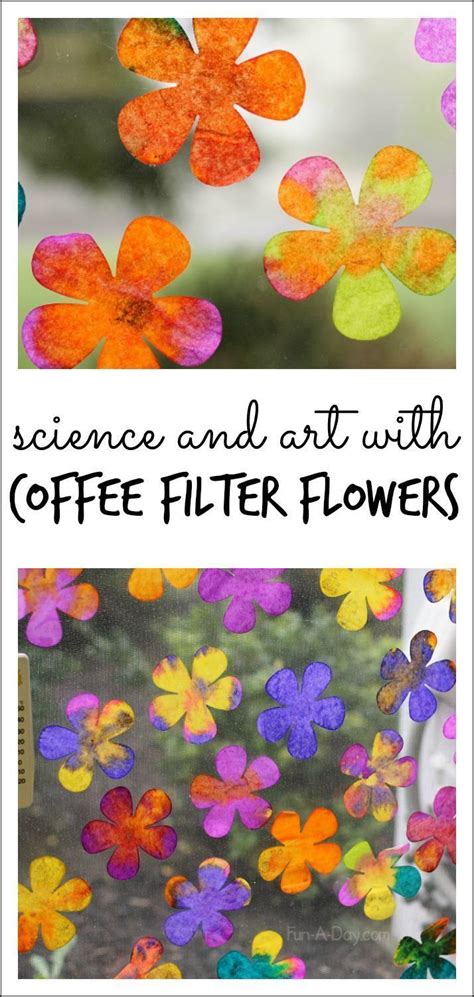 Explore Science And Art Concepts With Coffee Filter Flowers An