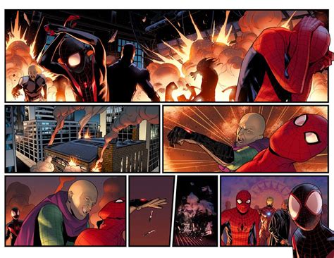 Spider Men First Look Unlettered Preview