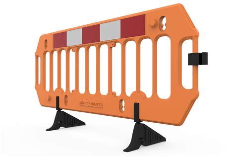 Construction Barricades Tough Barrier Safety System In Stock