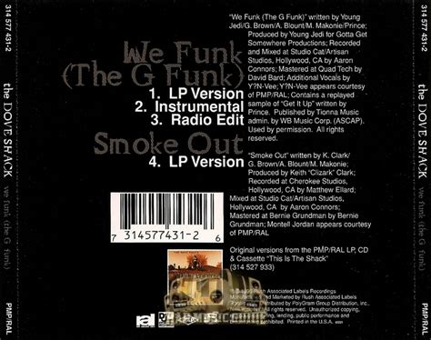 The Dove Shack We Funk The G Funk Single Cd Rap Music Guide