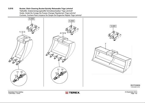 Terex Construction Mini Excavators Tc48 Part Manualtc480652 Auto