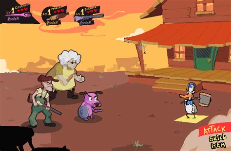Courage The Cowardly Dog The Game An Unfinished Mockup Pixelart