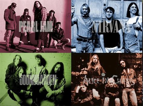 Ranking The Top 4 Grunge Bands Daniel Kemble