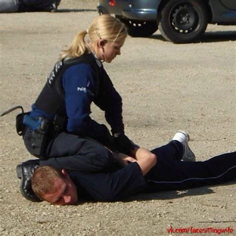 Swedish Policewoman Makes An Easy Arrest Not Too Tight For You Is It She Mocks Police