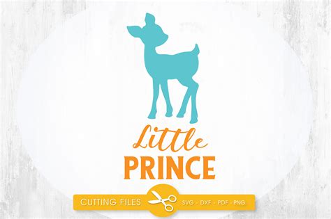Little Prince Cutting Files Svg Dxf Pdf Eps Included Cut Files For