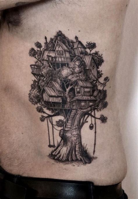 Awesome Treehouse Tattoo Inkstylemag