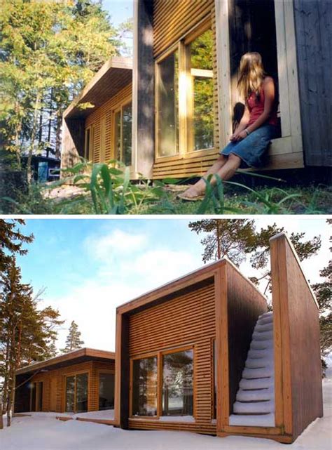 484 Sq Ft Modern And Unique Tiny Cabin Tiny House Pins