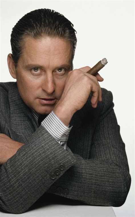 Michael Douglas As Gordon Gekko Wall Street 1987 Famous Cigars