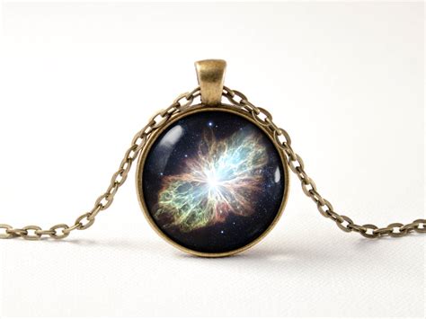 Nebula Jewelry Nasa Galaxy Necklace Space Necklace Universe Etsy