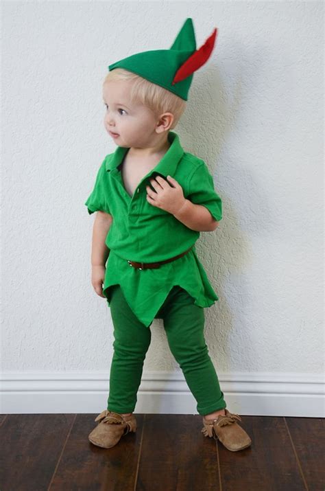 Oh My Gosh This Little Peter Pan Costume Is So Cute To See How To Diy