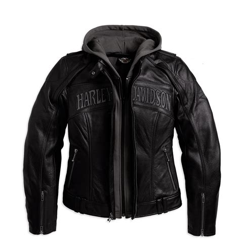 It was hardly worn at all. Women Harley Davidson Reflective Skull Biker Jacket ...