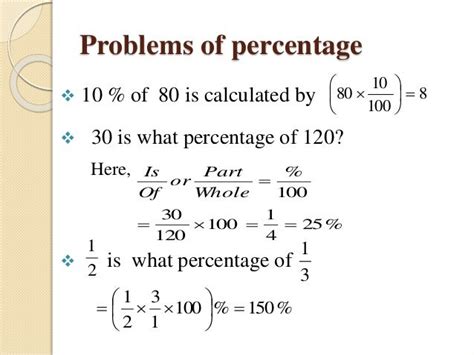 Percentage Math Basics