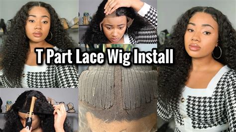 No More Frontals Detailed T Part Wig Install Jerry Curl Mslynn Hair Review Wig Youtube