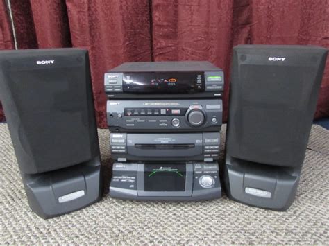 Lot Detail Sony Stereo System 5 Cd Changer And Dual
