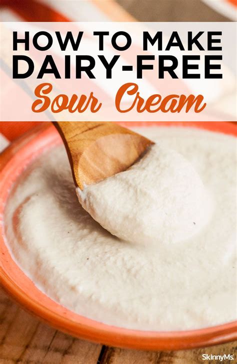 Dairy Free Sour Cream Recipe Dairy Free Vegan Recipes Easy Free