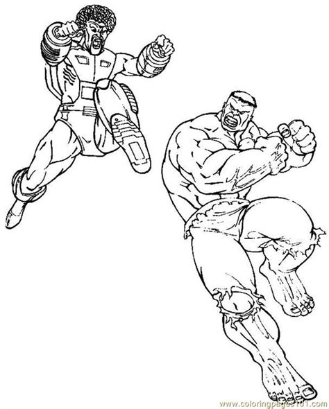 Free printable hulk coloring pages. Hulk Fight Coloring Page - Free Hulk Coloring Pages ...
