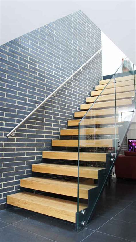 Modern Staircase Stamford In A Straight Flight Configuration With 100mm