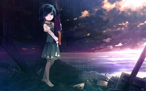 Sad Girl Anime Pic Hd X Wallpaper Teahub Io