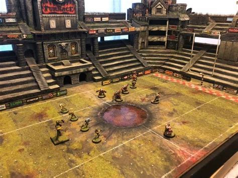 Pin On Blood Bowl Pitches Stadiums And Dugouts