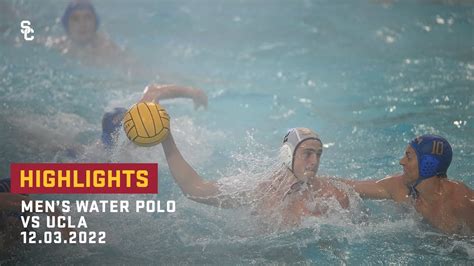 Mens Water Polo Usc 15 Ucla 12 Highlights 12322 Youtube