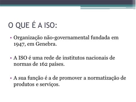 A Expressao Iso 9000 Designa Um Grupo De Normas
