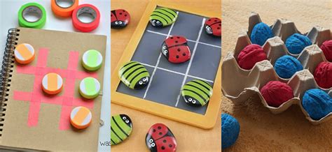 A los adolescentes y los adultos lugar: Manualidad: Crea tu propio juego de 3 en Raya