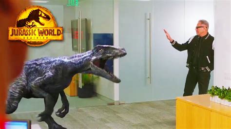 Ian Malcolm Vs Blue Jurassic World Dominion Official Tv Spot Nba Youtube