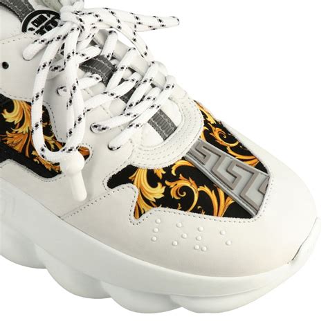 Versace Outlet Sneakers For Women White Versace Sneakers Dst030g
