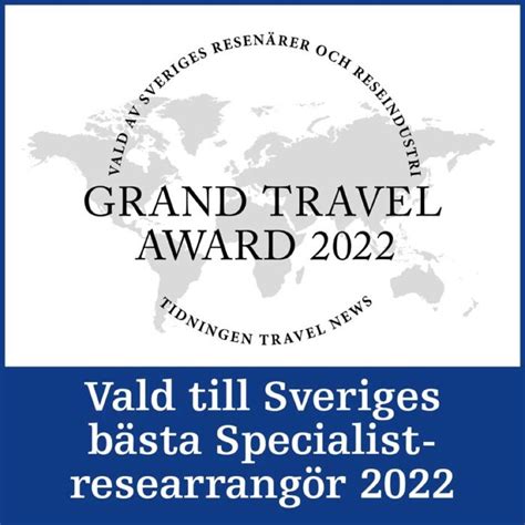Nyhet Grand Travel Award Swanson S