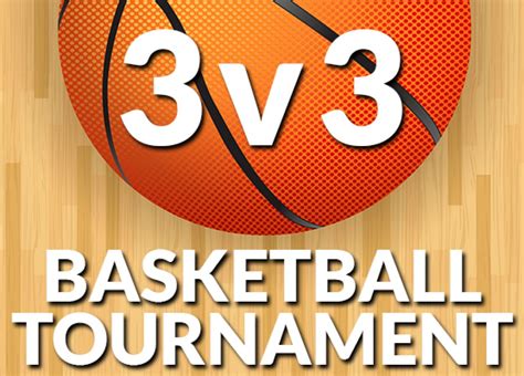 3 Vs 3 Basketball Tournament University Calendar Montclair State
