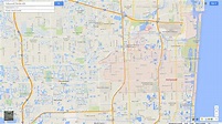 Hollywood, Florida Map