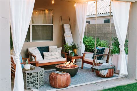 Covered patios don't have to mean you miss out on the sunshine above. 35 Patio Ideas for Inspiration (With Pictures) | Hayneedle
