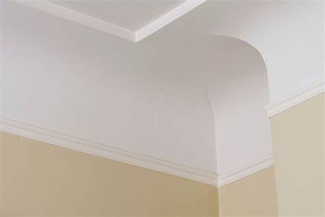 But if you want to use white, then go for it. Coved ceiling with molding | Living room styles, Ceiling ...