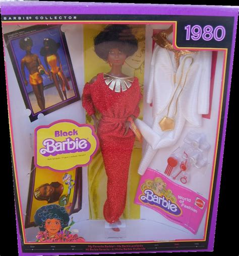 Caja De Kekas La Primera Barbie Negra 1980 Reproducción