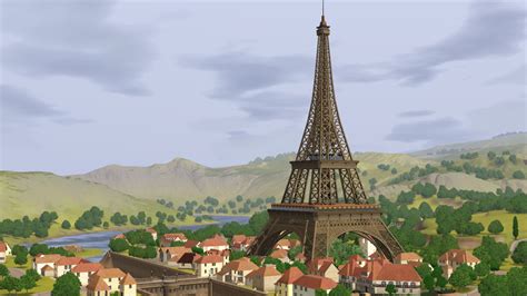 Sims 4 Eiffel Tower Cc