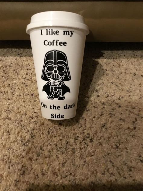 Travel Coffee Cup For A Star Wars Lover Coffee Cups Diy Star Wars Mugs Star Wars Diy