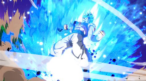 Dragon Ball Fighterz Super Saiyan Blue Gogeta Si Mostra In Nuovi